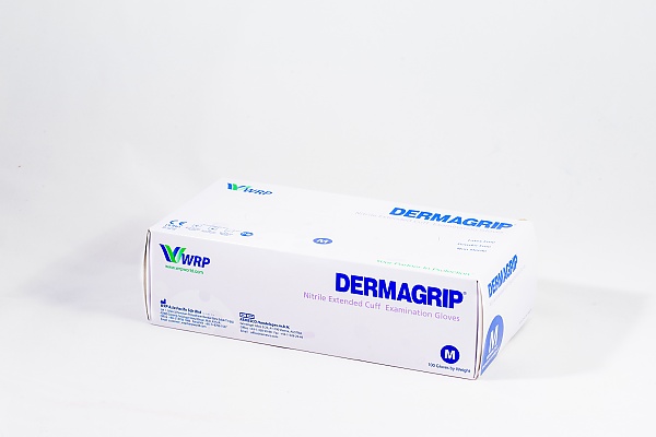 DERMAGRIP Nitril Extended Cuff, Verpackung