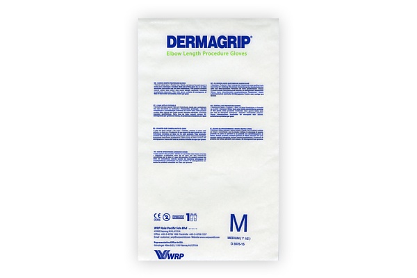 DERMAGRIP Elbow Length, Pouch