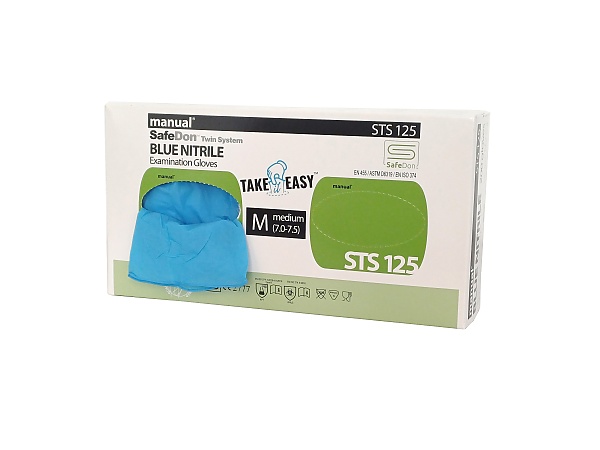 SafeDon Blue Nitrile STS125, Verpackung
