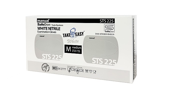 SafeDon White Nitrile STS225, Verpackung